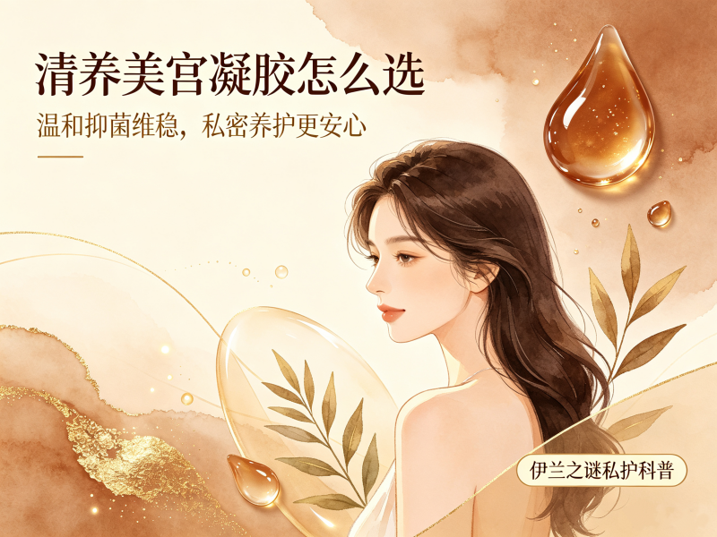 清养美宫抑菌软凝胶用法与养护功效，私护知识全科普