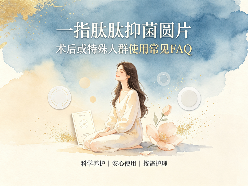 一指肽肽抑菌圆片｜术后&特殊人群使用常见FAQ