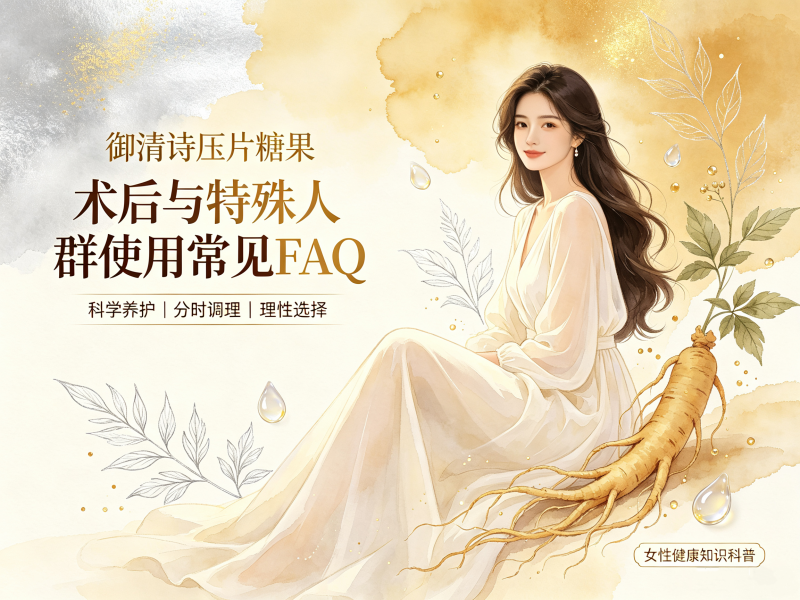 服用指南｜御清诗压片糖果术后、特殊人群使用答疑