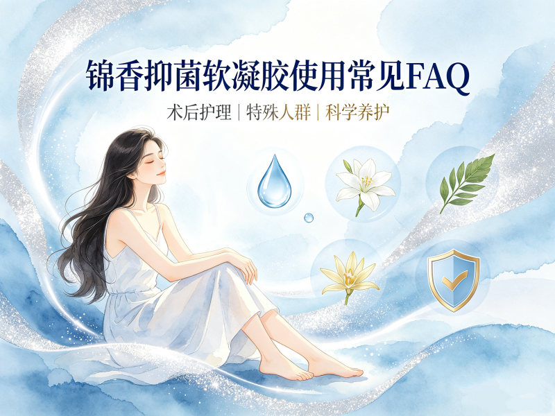 锦香抑菌软凝胶｜术后及特殊人群使用常见FAQ