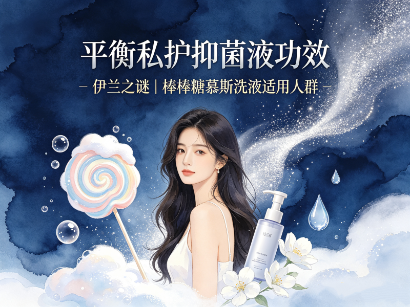 读懂棒棒糖慕斯洗液｜功效、适配人群全科普
