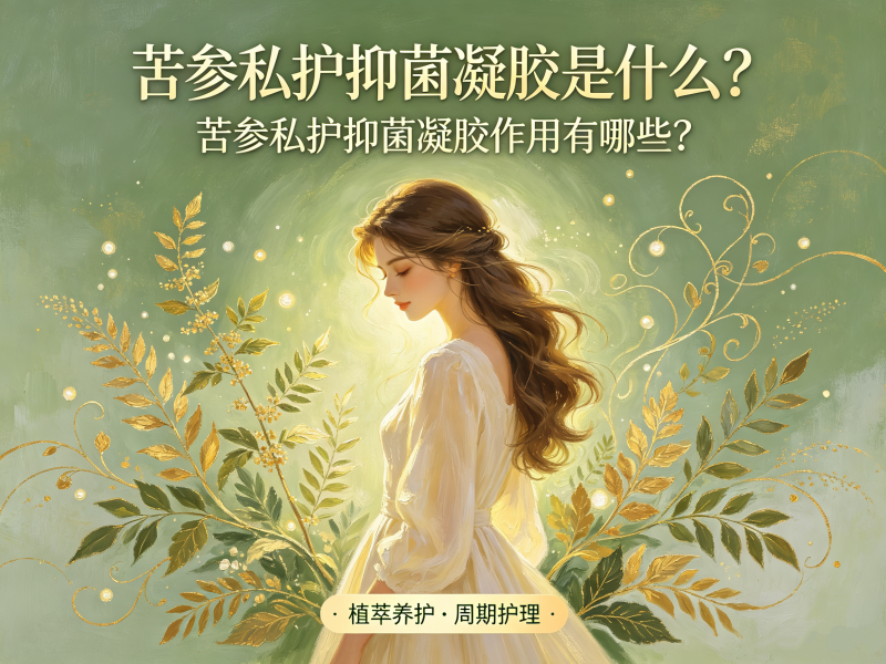 私护科普｜苦参私护抑菌凝胶作用，看完再入手