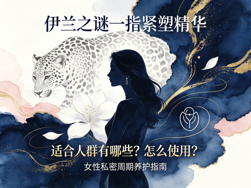 伊兰之谜一指紧塑精华适用人群｜手把手教你怎么用
