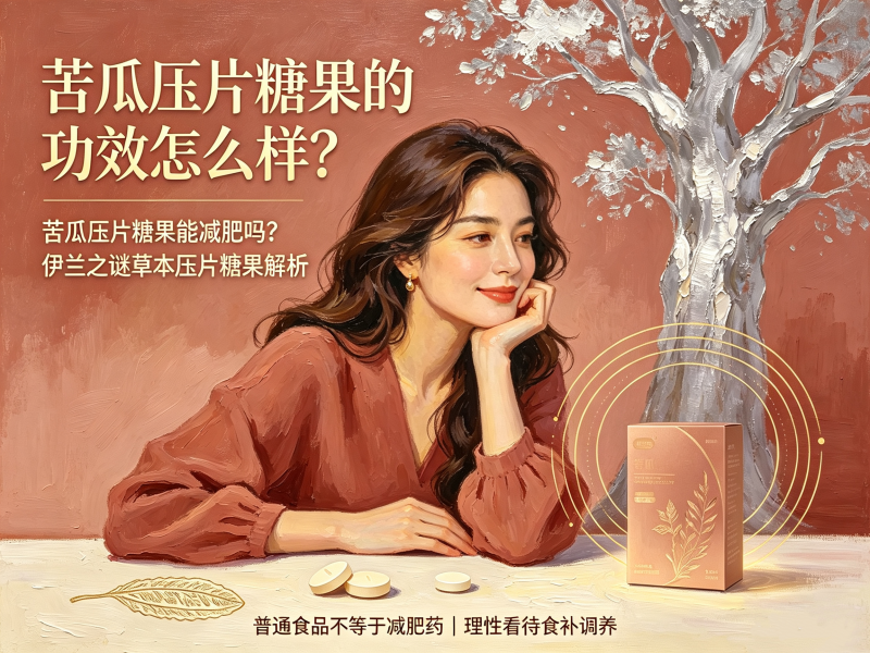 苦瓜压片糖果的功效怎么样？苦瓜压片糖果能减肥吗？
