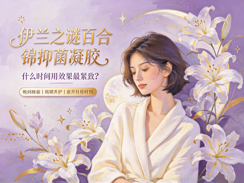 伊兰之谜百合锦抑菌凝胶什么时间用效果最紧致？